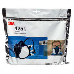 3M 4251+ antipolvere protezione respiratore per verniciatura vapori P2