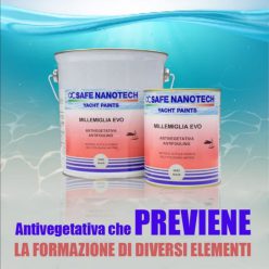 Safe Nanotechnologies Millemiglia Evo, antivegetativa autolevigante 2,5 LT